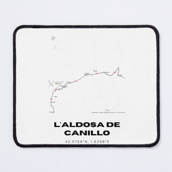Item preview, L'Aldosa de Canillo Andorra Minimalist Map Art Print designed and sold by RM-Journey.
