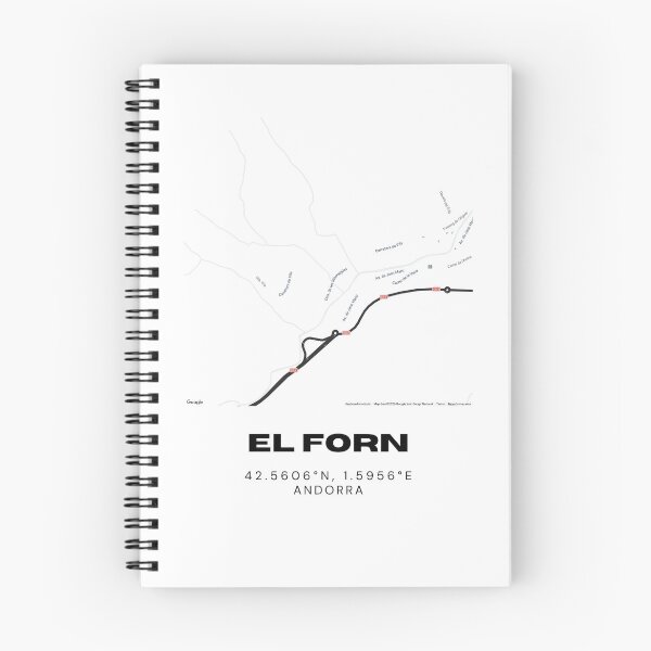 Item preview, El Forn Andorra Minimalist Map Art Print designed and sold by RM-Journey.