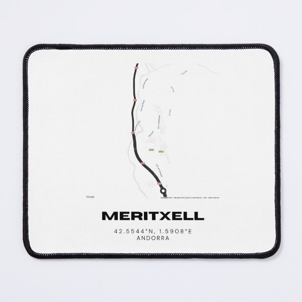 Item preview, Meritxell Andorra Minimalist Map Art Print designed and sold by RM-Journey.