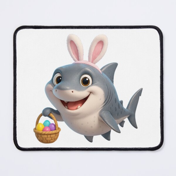 Item preview, Easter White Shark designed and sold by Sillytoe.