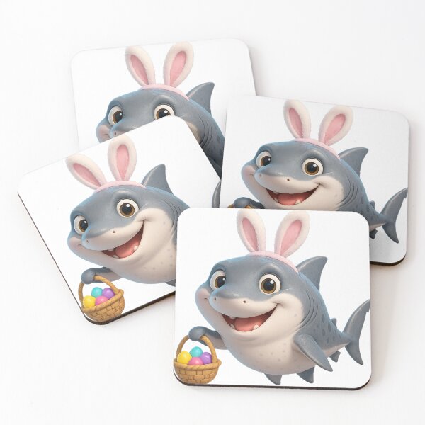 Item preview, Easter White Shark designed and sold by Sillytoe.