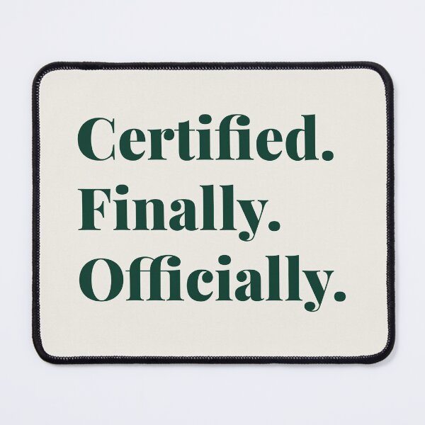 Item preview, Certified Finally Officially School Psychologist Gift designed and sold by 2SDFromFine.