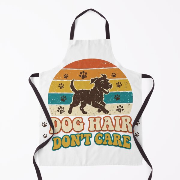 Item preview, Funny Dog Hair Don't Care Vintage Retro Dog Lover Gift T-Shirt designed and sold by Meharshop.