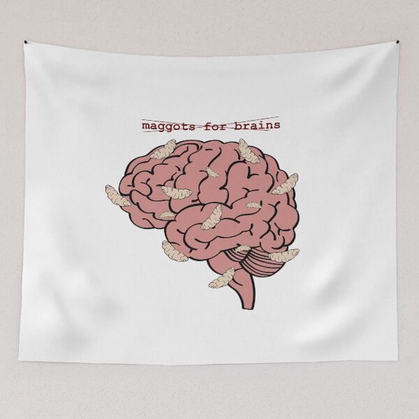 Item preview, maggots for brains designed and sold by liz-karishma.