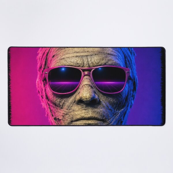 Item preview, Mummy Retro 80s Neon Synthwave Sunglasses Horror designed and sold by TobinHood.