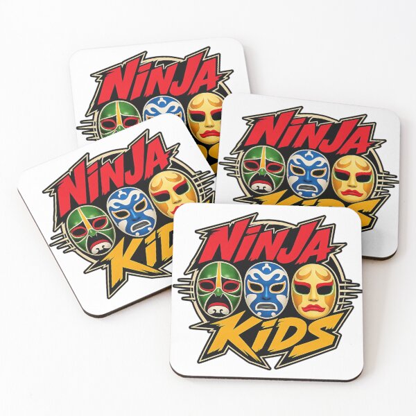 Item preview, Ninja Kids Logo Action Masks Retro Style Two designed and sold by killem667.