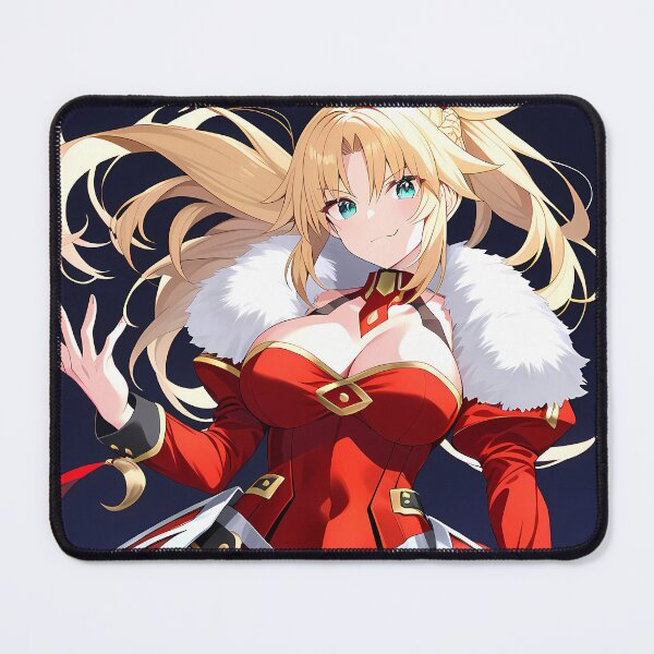 Item preview, Mordred Fate Grand Order Elegant Red Armor Noble Confidence designed and sold by 108Recordings.