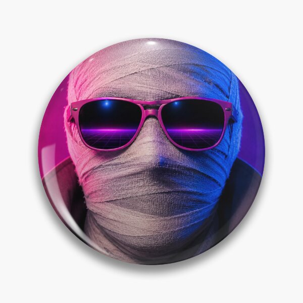 Item preview, Invisible Man Retro 80s Synthwave Neon Sunglasses Horror designed and sold by TobinHood.