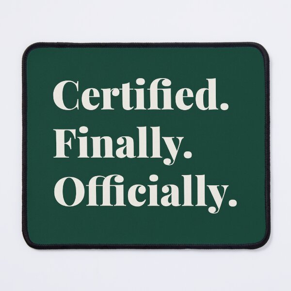Item preview, Certified Finally Officially School Psychologist Gift designed and sold by 2SDFromFine.