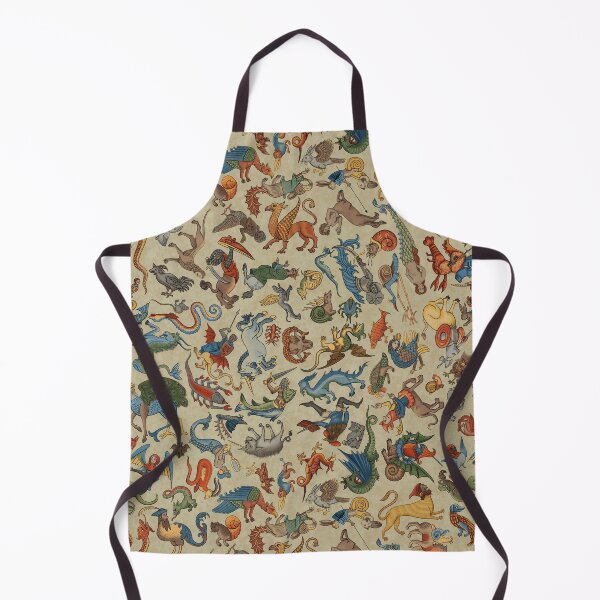 Item preview, Medieval Marginalia Fantastical Creatures on Vellum  designed and sold by JENetics Design.