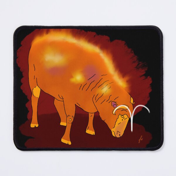Item preview, A fire ram - astrological sign designed and sold by mousse-tache.