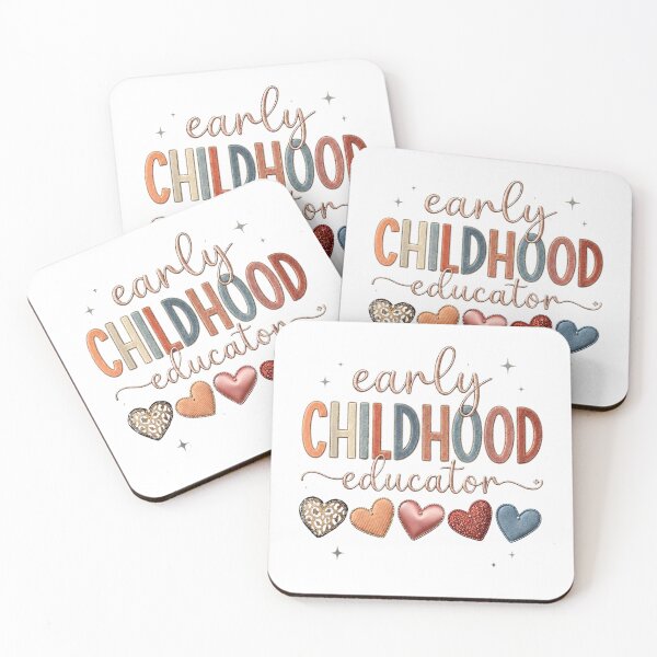 Item preview, Early Childhood Educator Hearts Teaching Love Design T-Shirt designed and sold by ‘Nothing Scares Me’ Store.