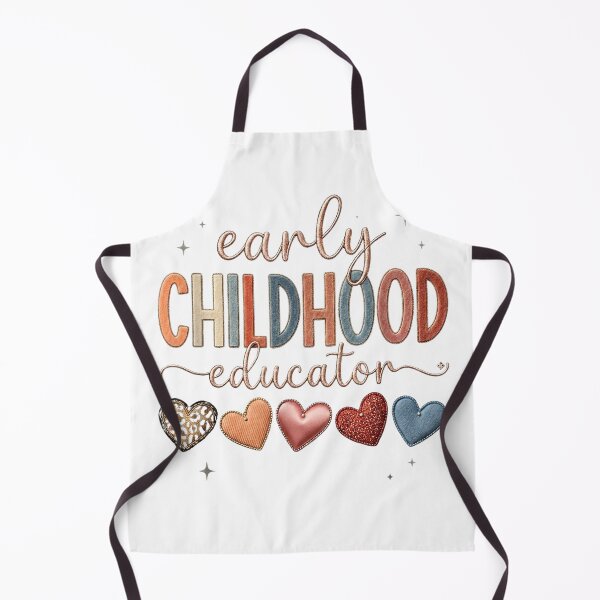 Item preview, Early Childhood Educator Hearts Teaching Love Design T-Shirt designed and sold by ‘Nothing Scares Me’ Store.