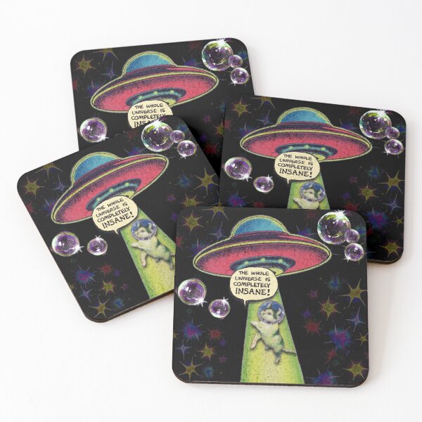 Item preview, Grunge Collage Space Cat designed and sold by urturningviolet.