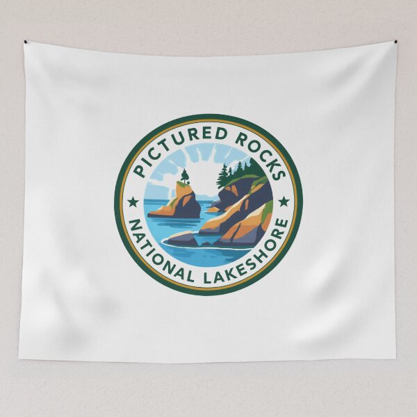 Item preview, Pictured Rocks National Lakeshore Beauty Beside Crystal Waters designed and sold by Simsimah26Parks.