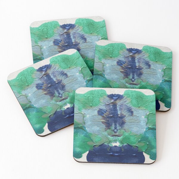 Item preview, Blue Green Flower designed and sold by Painted Magic Studio.