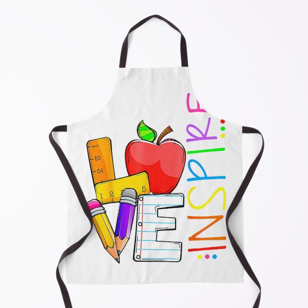 Item preview, Cute Teach Love and Inspire Men Women Teacher T-Shirt designed and sold by DArtfulStudio.