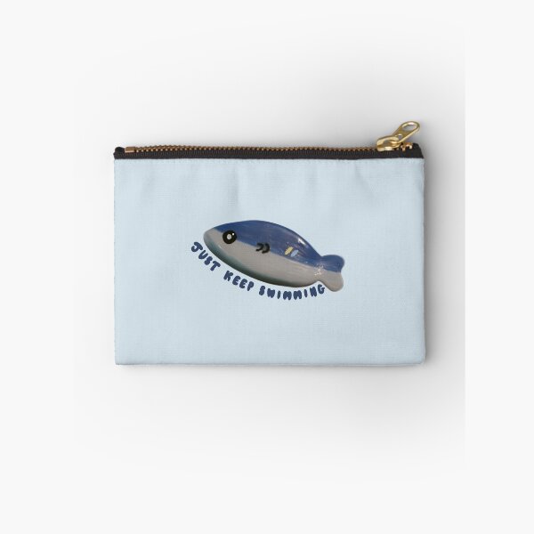 Item preview, ‘Just Keep Swimming’ Fish designed and sold by SnailTrailCo.