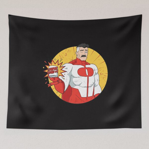 Item preview, Winking Strongman Dad Holding Mug  designed and sold by Alonsoewis.