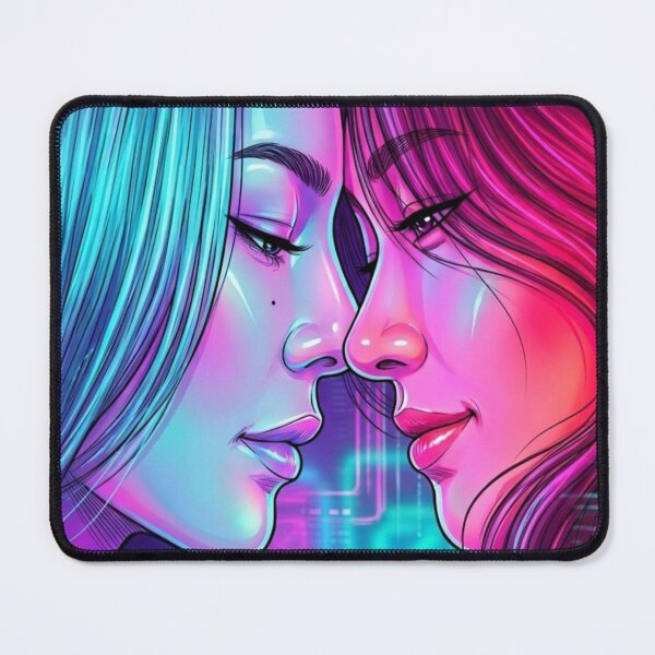 Item preview, FayeAtom Looks Neon Lgbtq+ WLW Decor Poster Print Art Comic Saying designed and sold by Mind Space.