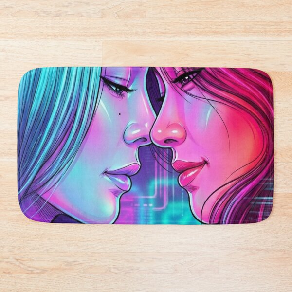 Item preview, FayeAtom Looks Neon Lgbtq+ WLW Decor Poster Print Art Comic Saying  designed and sold by Mind Space.