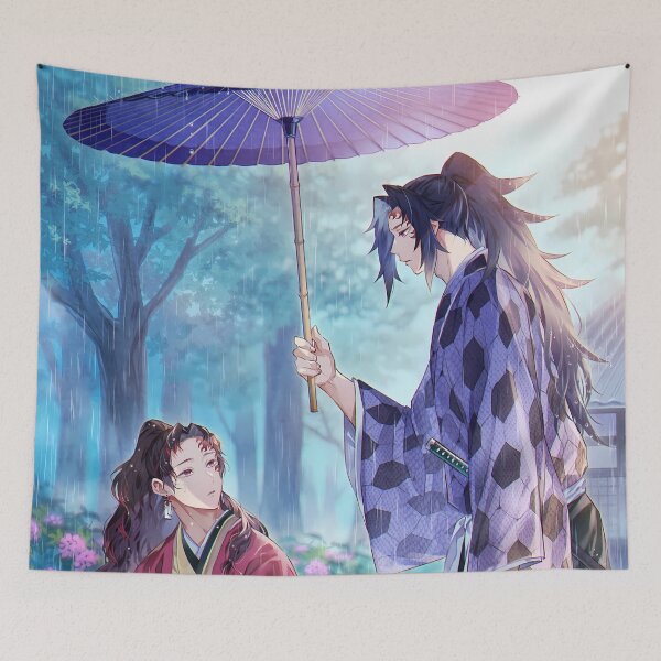Item preview, Yoriichi Tsugikuni Demon Slayer Rain Garden Meeting designed and sold by SuperTeamCanada.
