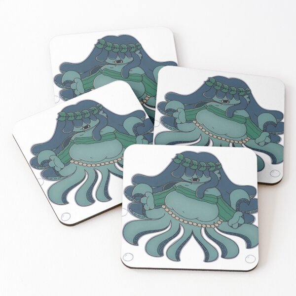 Item preview, Cute Octopus Mermaid Character Cute Siren Mythical Sea Monster designed and sold by Fern-Finch.
