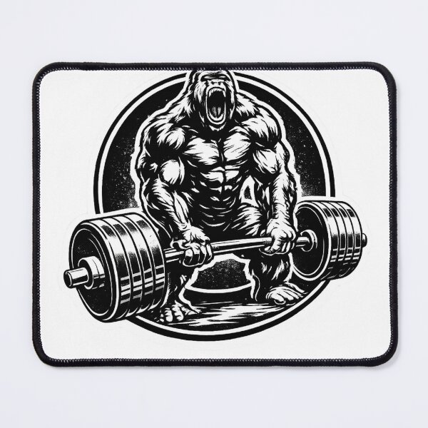 Item preview, Angry Gorilla Deadlift Gym Bodybuilding Weightlifting designed and sold by Digistore1221.