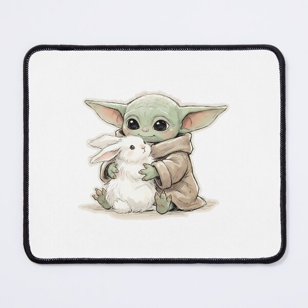 Item preview, BABY YODA ANGORA RABBIT designed and sold by LIS AND MELIVERSO.
