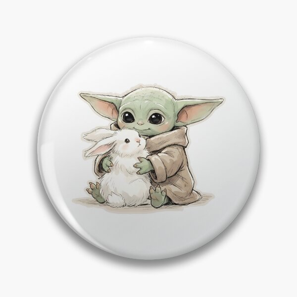 Item preview, BABY YODA ANGORA RABBIT designed and sold by LIS AND MELIVERSO.