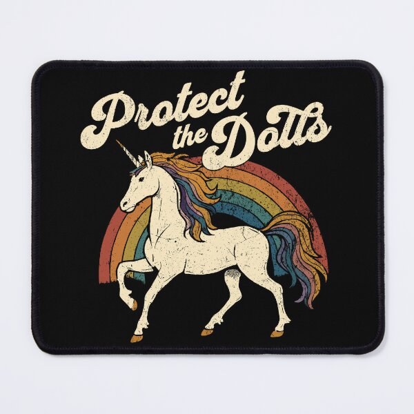 Item preview, Protect the Dolls | Trans Rights LGBTQ Pride Unicorn designed and sold by Harmontal.