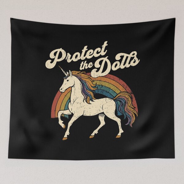 Item preview, Protect the Dolls | Trans Rights LGBTQ Pride Unicorn  designed and sold by Harmontal.