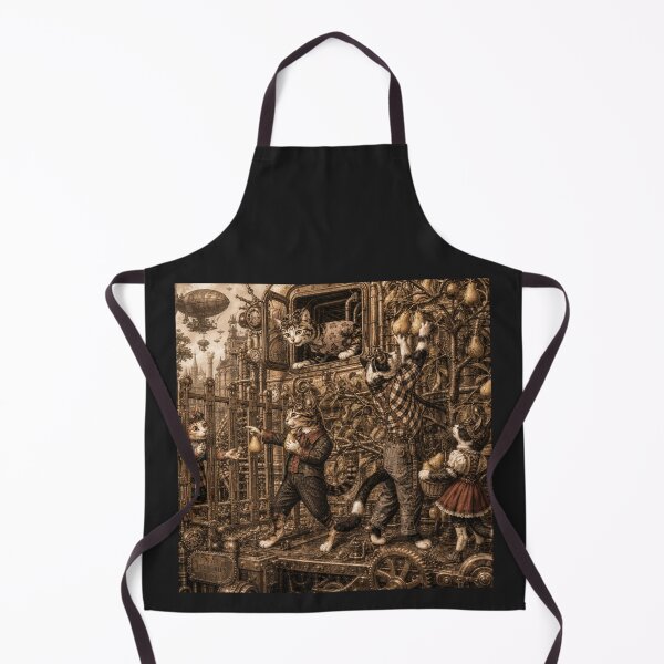 Item preview, STEAMPUNK KITTENS, PEAR PICKIN' CATS designed and sold by V3GFX.