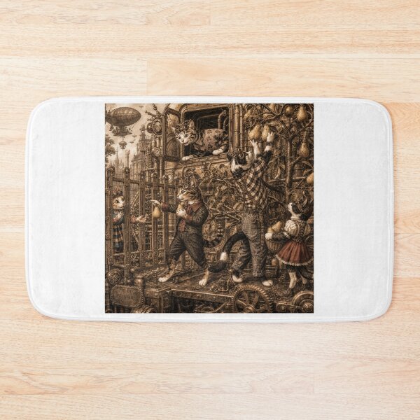 Item preview, STEAMPUNK KITTENS, PEAR PICKIN' CATS designed and sold by V3GFX.
