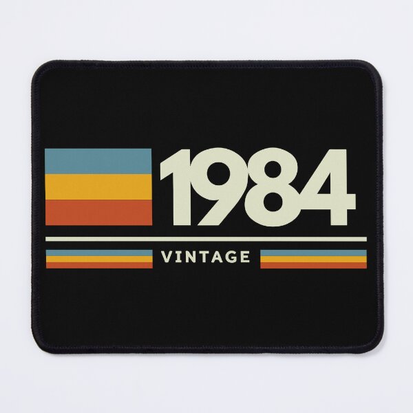 Item preview, Vintage 1984 Retro Stripe Birthday Graphic designed and sold by TobinHood.