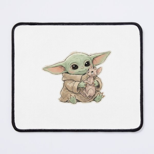 Item preview, BABY YODA SPHYNX CAT designed and sold by LIS AND MELIVERSO.