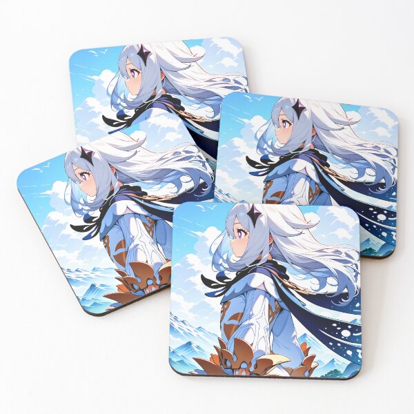 Item preview, Paimon Genshin Impact Windy Mountain View Quiet Journey designed and sold by SuperTeamCanada.