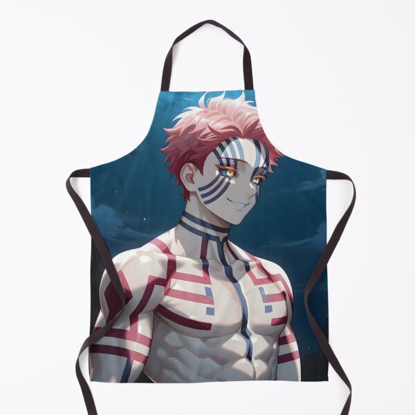 Item preview, Akaza Demon Slayer Side Profile Underwater Mood designed and sold by SuperTeamCanada.