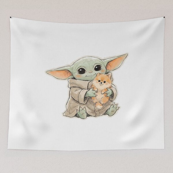 Item preview, BABY YODA POMERANIAN DOG designed and sold by LIS AND MELIVERSO.