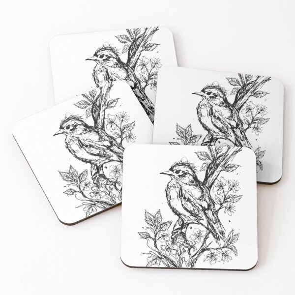 Item preview,  bird sketch designed and sold by Sketchoz.