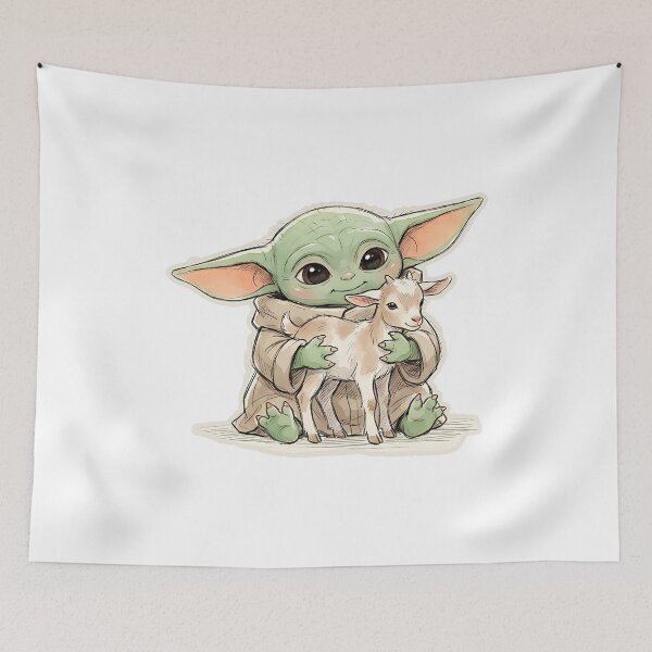 Item preview, BABY YODA PYGMY GOAT designed and sold by LIS AND MELIVERSO.