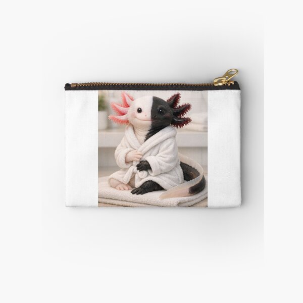 Item preview, Cozy Bathrobe Chimera Axolotl designed and sold by Sillytoe.
