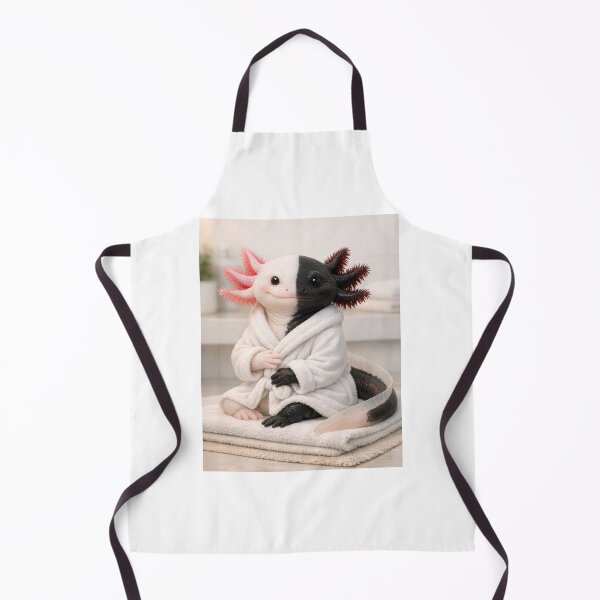 Item preview, Cozy Bathrobe Chimera Axolotl designed and sold by Sillytoe.