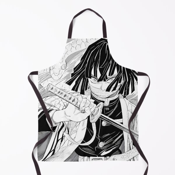 Item preview, Obanai Iguro Demon Slayer Monochrome Serpent Resolve designed and sold by SuperTeamCanada.
