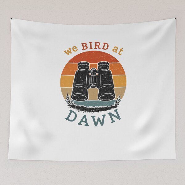 Item preview, We Bird At Dawn Birdwatching Birder Nature Observer designed and sold by HumansStuck12.