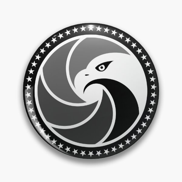Item preview, American Eagle Roundel 2 (black & white) designed and sold by JMParadis.