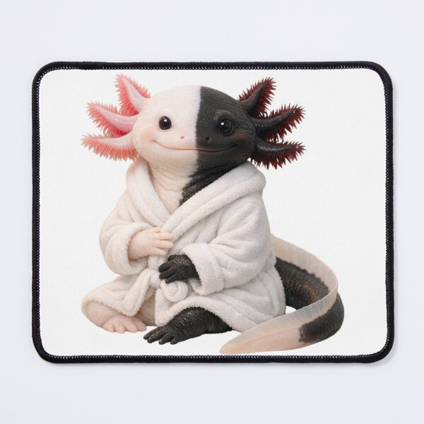 Item preview, Bathrobe Chimera Axolotl designed and sold by Sillytoe.
