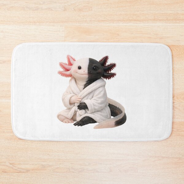 Item preview, Bathrobe Chimera Axolotl designed and sold by Sillytoe.