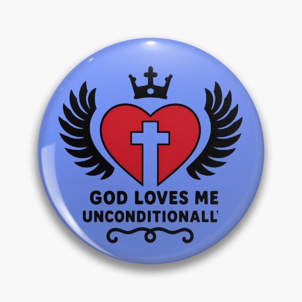 Item preview, God loves me unconditionally.  designed and sold by Drawings much more.