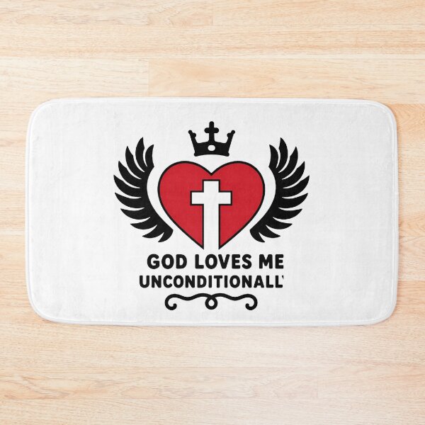 Item preview, God loves me unconditionally.  designed and sold by Drawings much more.